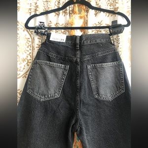 PacSun High Rise Straight size 25 Puzzle Black